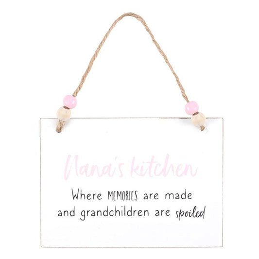 Nana's Kitchen Hanging Sign - DuvetDay.co.uk