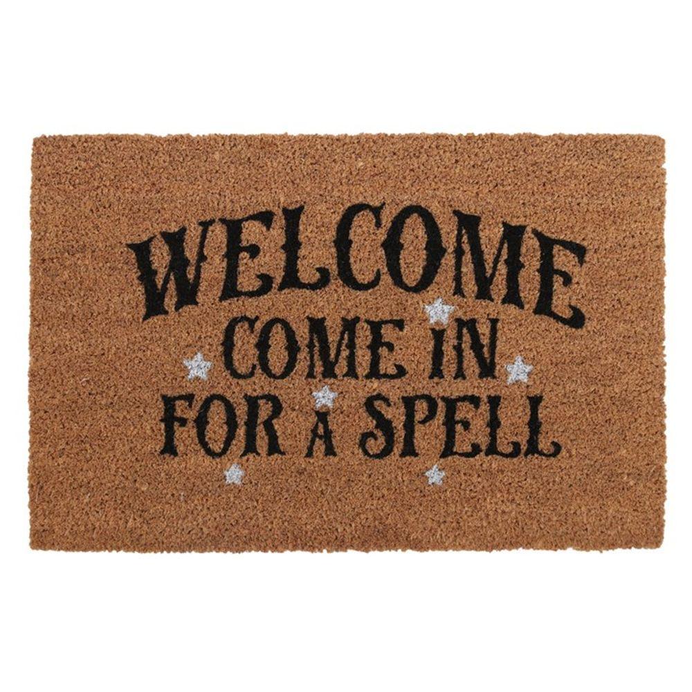 Natural Come In For A Spell Doormat - DuvetDay.co.uk