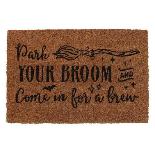Natural Park Your Broom Doormat - DuvetDay.co.uk
