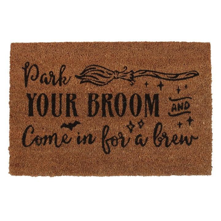 Natural Park Your Broom Doormat - DuvetDay.co.uk