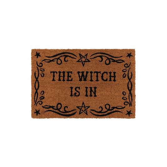 Natural The Witch Is In Doormat