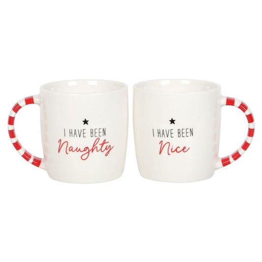 Naughty and Nice Couples Mug Set - DuvetDay.co.uk
