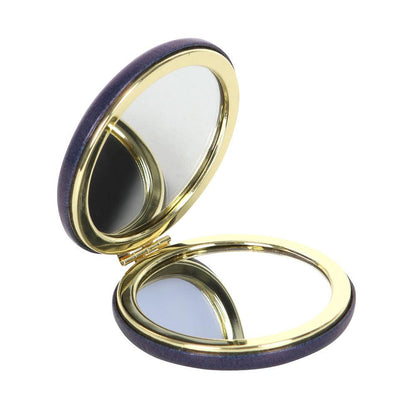 Navy Bee Compact Mirror - DuvetDay.co.uk