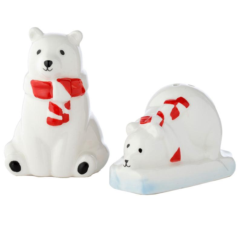 Novelty Ceramic Salt and Pepper - Polar Bear - DuvetDay.co.uk