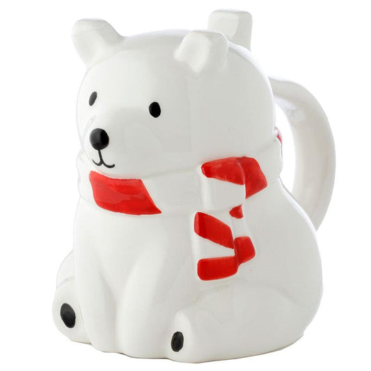 Novelty Upside Down Ceramic Mug - Polar Bear - DuvetDay.co.uk