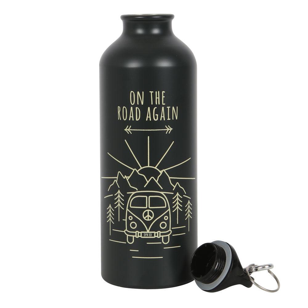 On The Road Again Metal Water Bottle - DuvetDay.co.uk