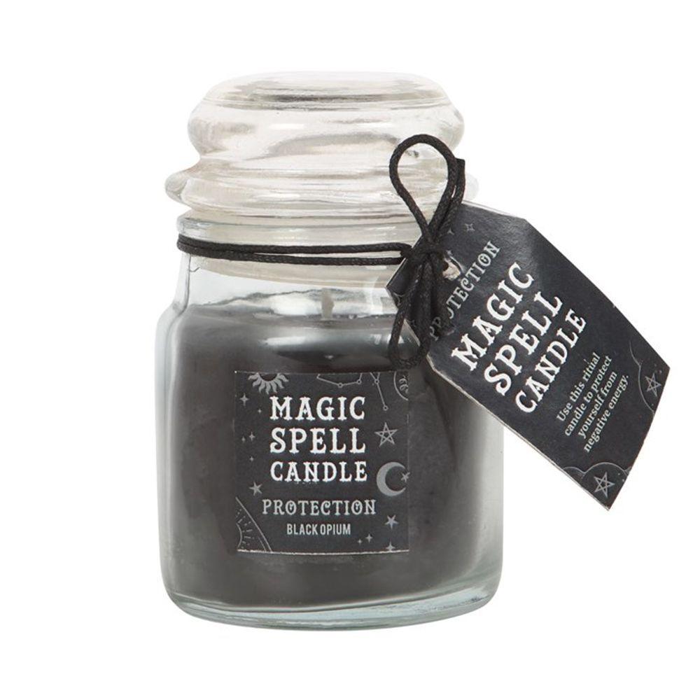Opium 'Protection' Spell Candle Jar - DuvetDay.co.uk