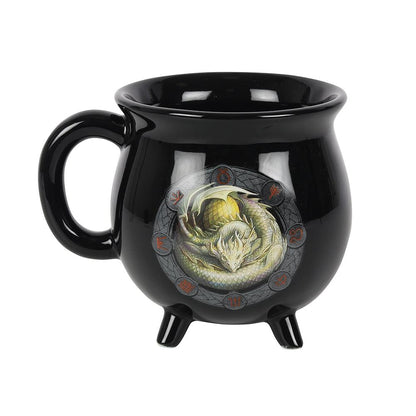 Ostara Colour Changing Cauldron Mug by Anne Stokes - DuvetDay.co.uk