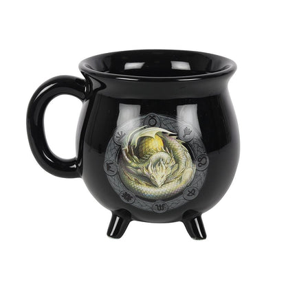 Ostara Colour Changing Cauldron Mug by Anne Stokes - DuvetDay.co.uk