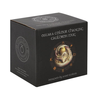 Ostara Colour Changing Cauldron Mug by Anne Stokes - DuvetDay.co.uk