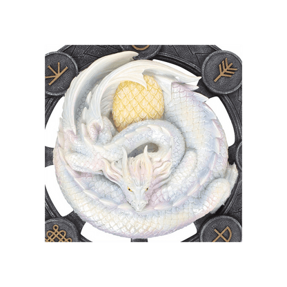 Ostara Dragon Resin Wall Plaque by Anne Stokes - DuvetDay.co.uk