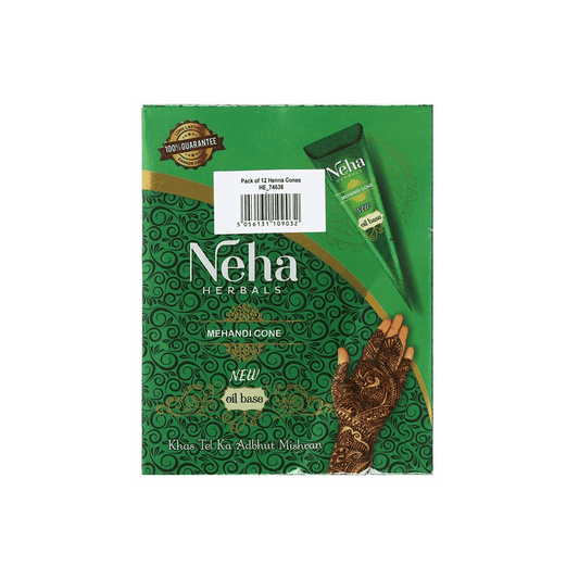 Pack of 12 Henna Tubes - DuvetDay.co.uk