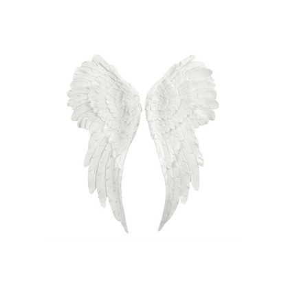 Pair of Large Glitter Angel Wings - DuvetDay.co.uk