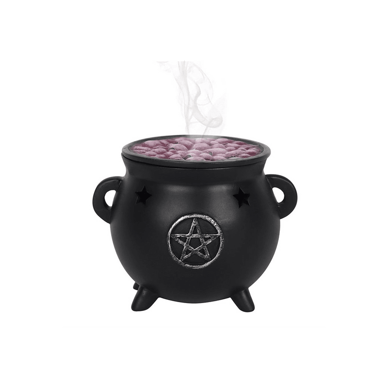 Pentagram Cauldron Incense Cone Holder - DuvetDay.co.uk