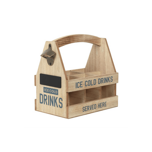 Personalised Wooden Beer Caddy - DuvetDay.co.uk