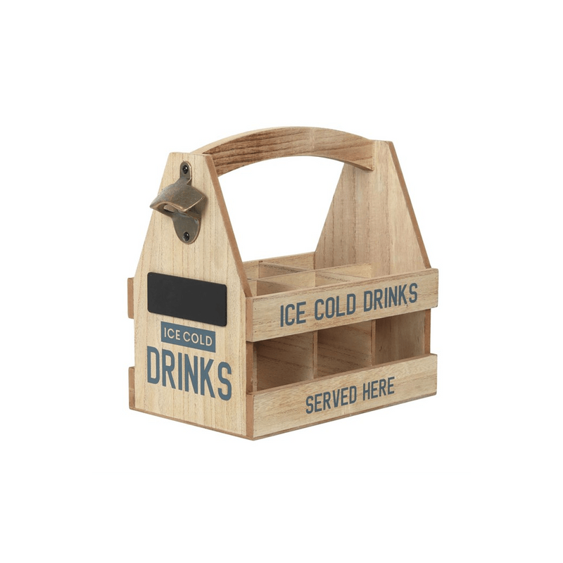 Personalised Wooden Beer Caddy - DuvetDay.co.uk