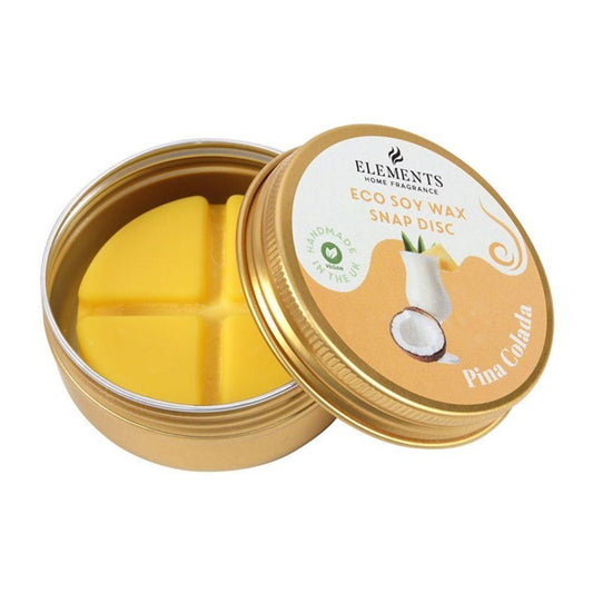 Pina Colada Soy Wax Snap Disc - DuvetDay.co.uk