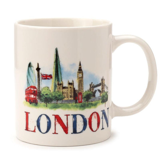Porcelain Mug - London Scene - DuvetDay.co.uk