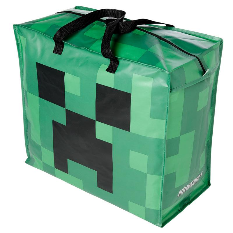 Practical Laundry & Storage Bag - Minecraft Creeper - DuvetDay.co.uk