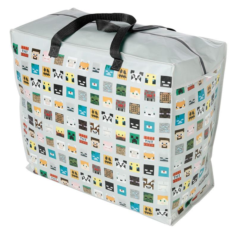 Practical Laundry & Storage Bag - Minecraft Faces - DuvetDay.co.uk