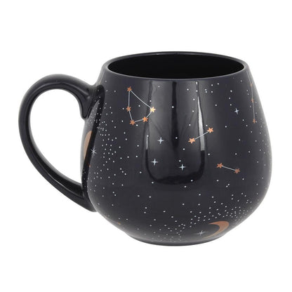Purple Constellation Rounded Mug - DuvetDay.co.uk
