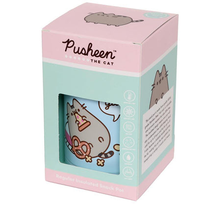 Pusheen the Cat Foodie Stainless Steel Insulated Food Snack/Lunch Pot 500ml - DuvetDay.co.uk