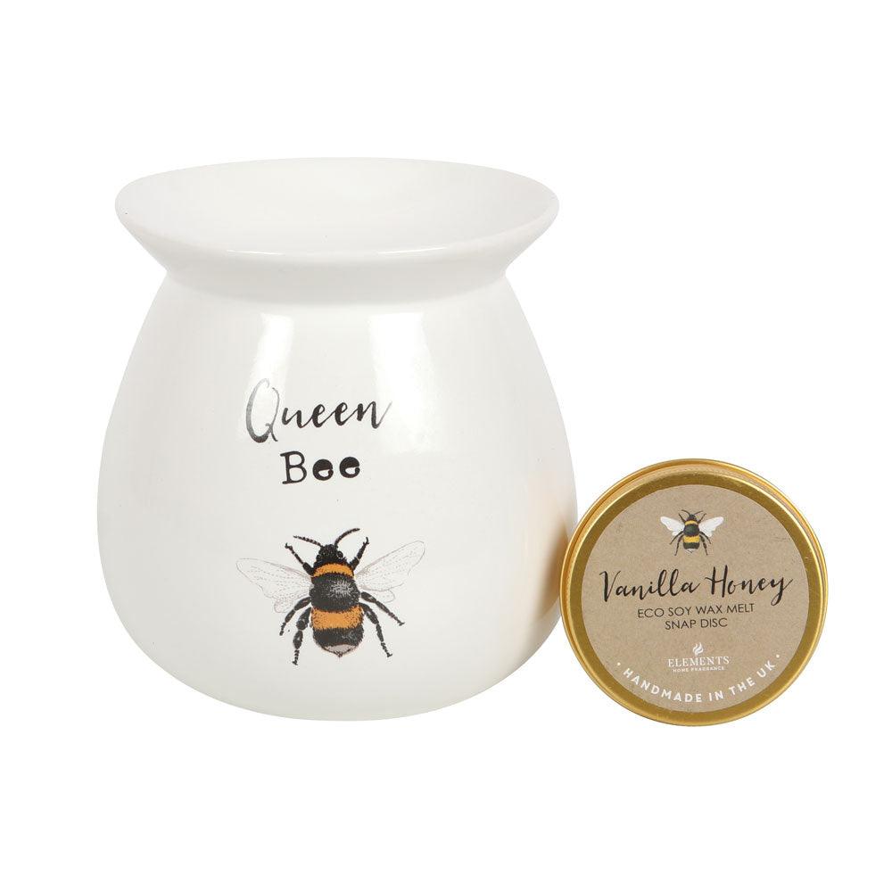 Queen Bee Wax Melt Burner Gift Set - DuvetDay.co.uk