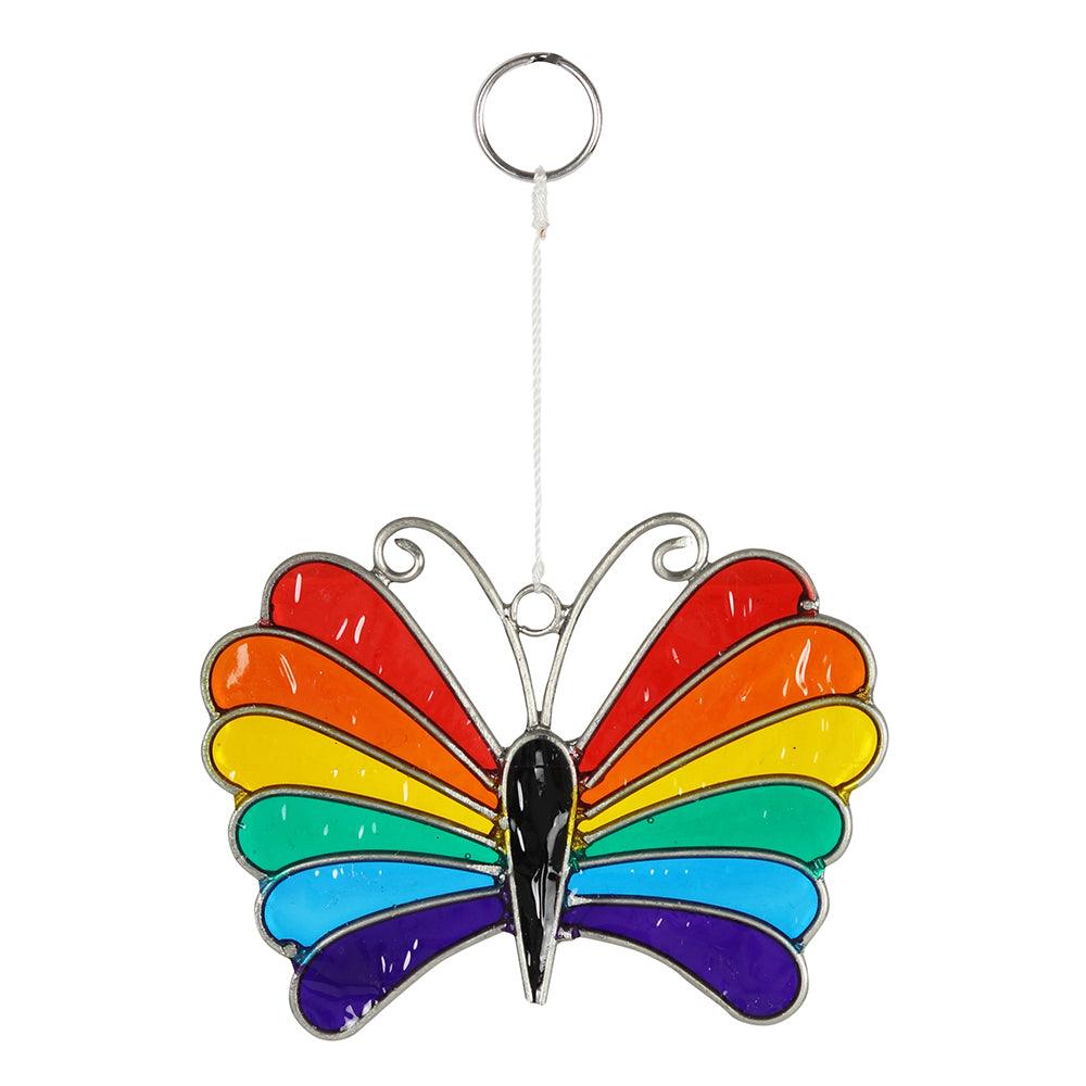 Rainbow Butterfly Suncatcher - DuvetDay.co.uk