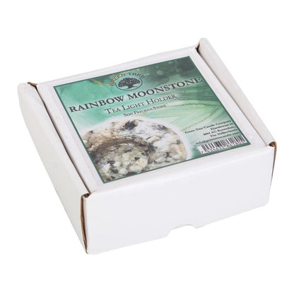 Rainbow Moonstone Candle Holder - DuvetDay.co.uk