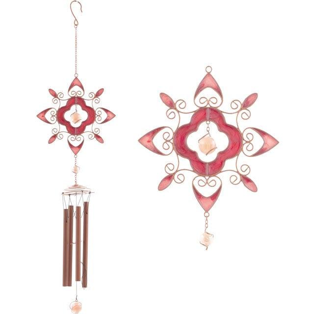 Red Abstract Windchime