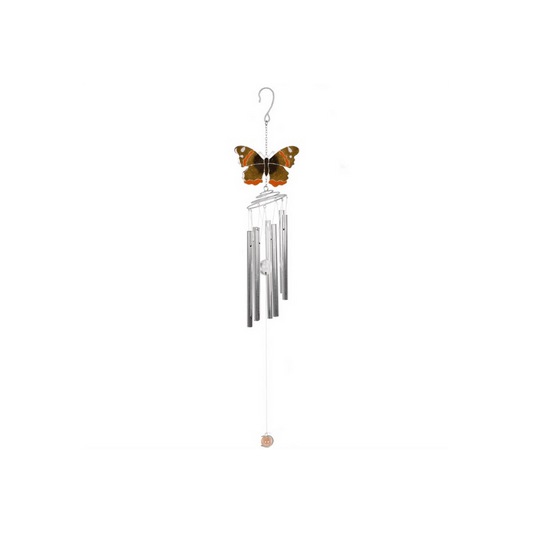 Red Admiral Butterfly Windchime - DuvetDay.co.uk