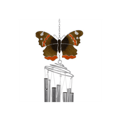 Red Admiral Butterfly Windchime - DuvetDay.co.uk