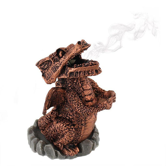 Red Dragon Incense Cone Holder - DuvetDay.co.uk