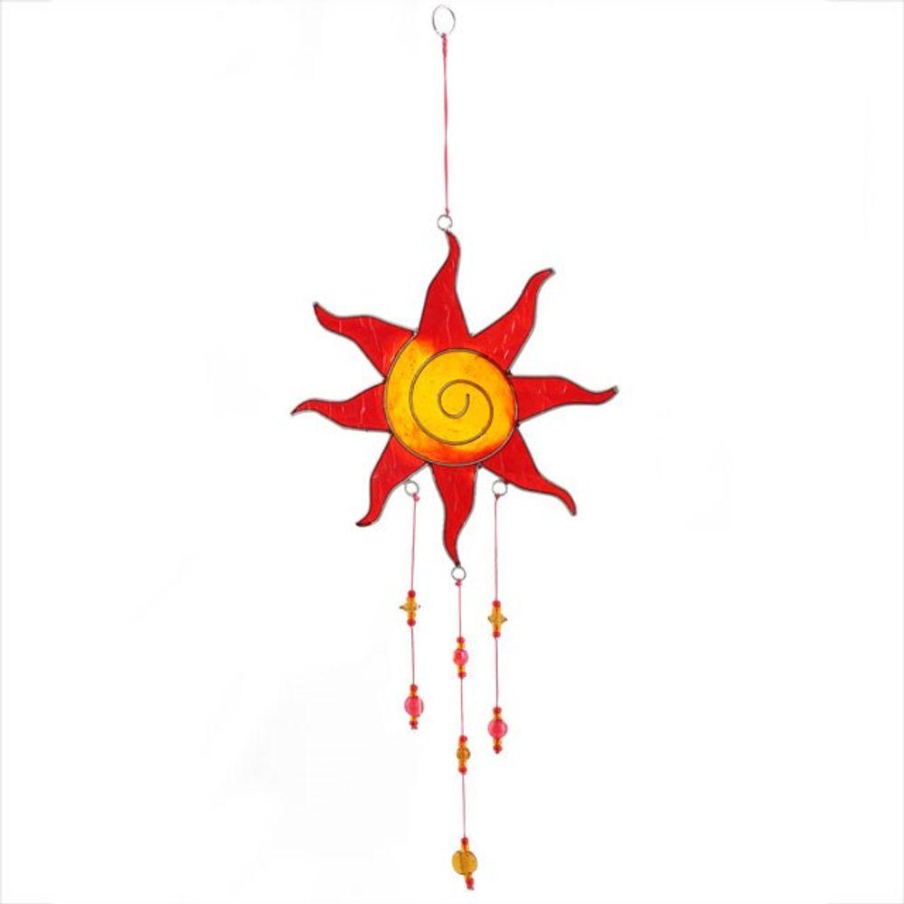 Red/Yellow Suncatcher - DuvetDay.co.uk