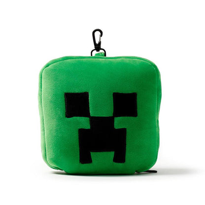 Relaxeazzz Minecraft Creeper Shaped Plush Travel Pillow & Eye Mask - DuvetDay.co.uk