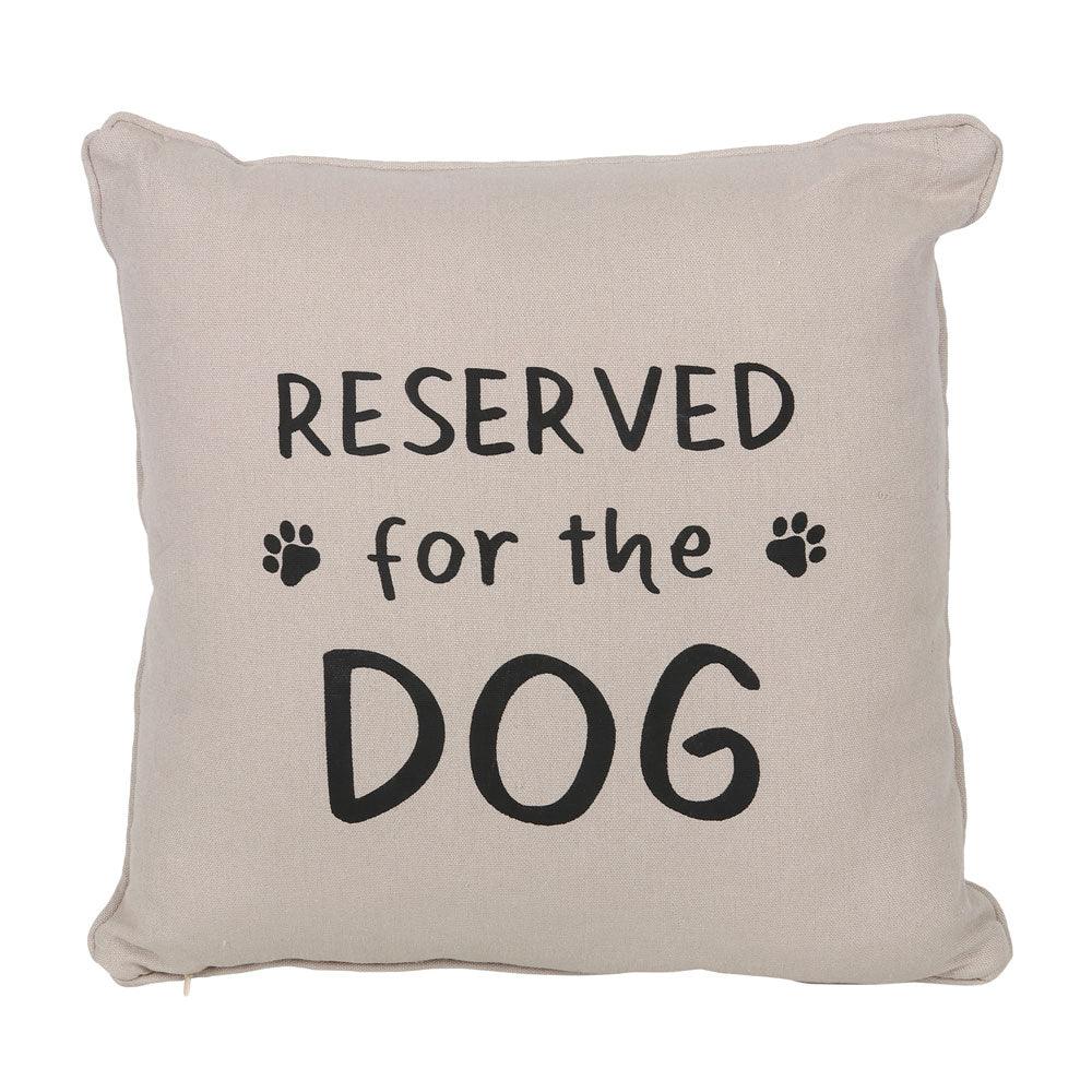 Reserved for the Dog Reversible Cushion - DuvetDay.co.uk