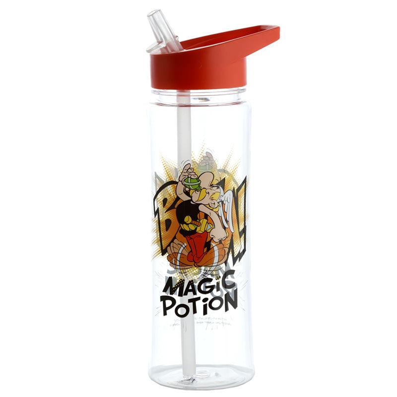 Reusable Asterix Magic Potion Shatterproof Ecozen 550ml Water Bottle with Flip Straw - DuvetDay.co.uk