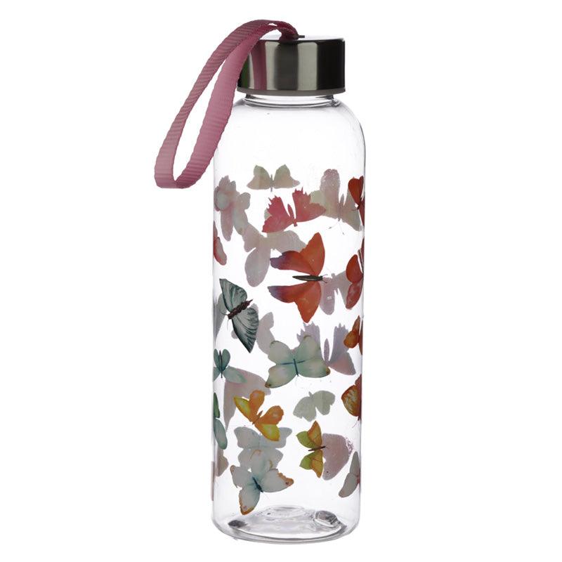 Reusable Butterfly House Pick of the Bunch 500ml Water Bottle with Metallic Lid - DuvetDay.co.uk