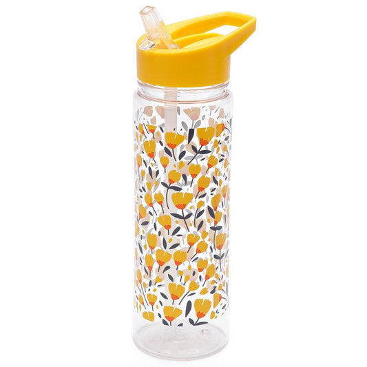 Reusable Pick of the Bunch Buttercup 550ml Water Bottle with Flip Straw