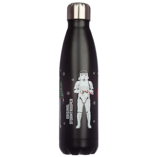 Reusable Stainless Steel Insulated Drinks Bottle 500ml - Christmas The Original Stormtrooper - DuvetDay.co.uk