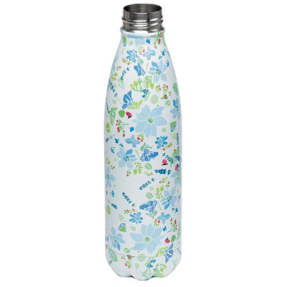 Reusable Stainless Steel Insulated Drinks Bottle 500ml - Julie Dodsworth - DuvetDay.co.uk