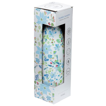 Reusable Stainless Steel Insulated Drinks Bottle 500ml - Julie Dodsworth - DuvetDay.co.uk