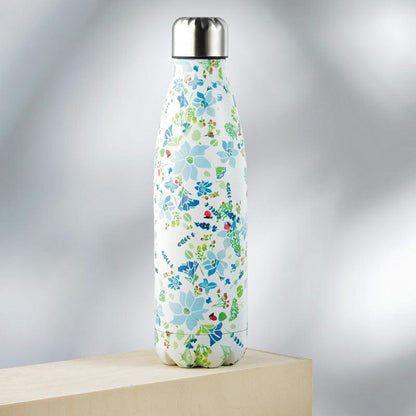 Reusable Stainless Steel Insulated Drinks Bottle 500ml - Julie Dodsworth - DuvetDay.co.uk