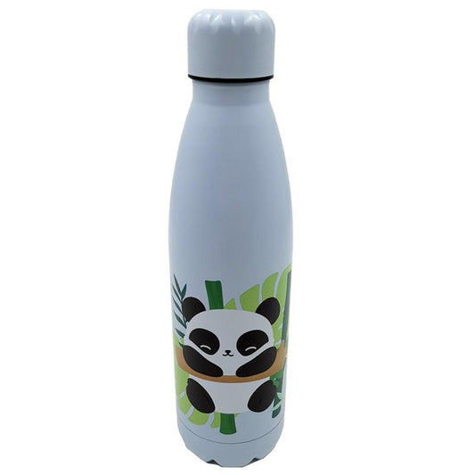 Reusable Stainless Steel Insulated Drinks Bottle 500ml - Pandarama - DuvetDay.co.uk