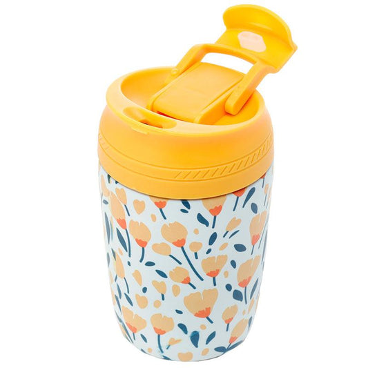 Reusable Stainless Steel Insulated Food & Drinks Cup 380ml - Buttercup Pick of the Bunch - DuvetDay.co.uk