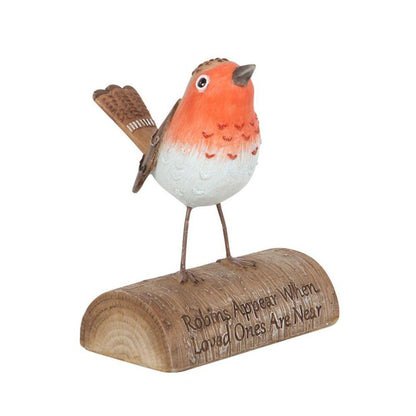 Robins Appear Resin Ornament - DuvetDay.co.uk