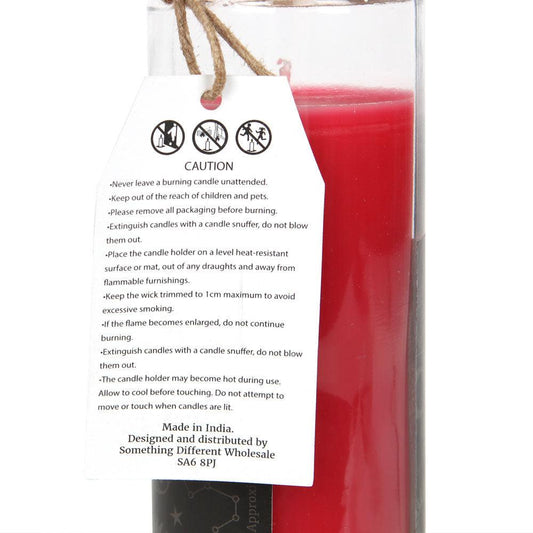 Rose 'Love' Spell Tube Candle - DuvetDay.co.uk