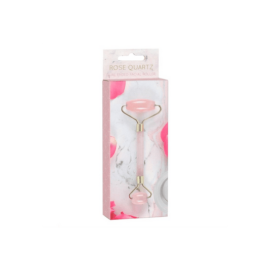 Rose Quartz Dual Ended Face Roller - DuvetDay.co.uk