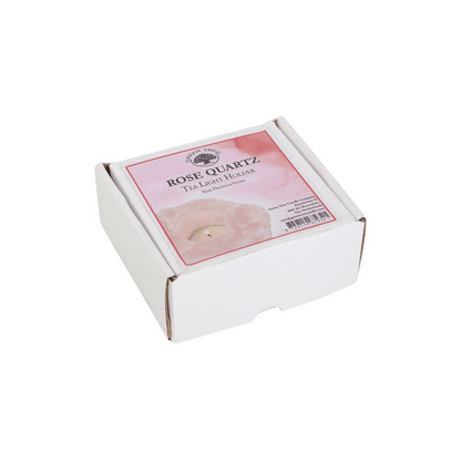 Rose Quartz Tealight Candle Holder - DuvetDay.co.uk