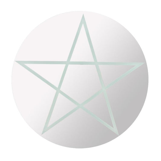 Round Pentagram Mirror - DuvetDay.co.uk